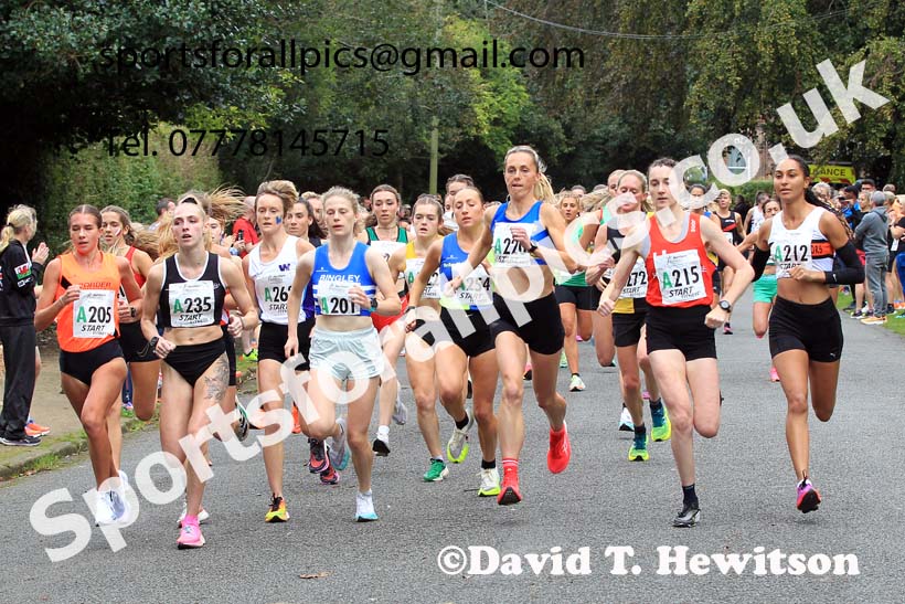 Senior womens Northern 4 Stage Relay, 2023 Northern 6 and 4 Stage Relays and Youngsters, Birkenhead Park, Wirral.  Photo: David T. Hewitson/Sports for All Pics